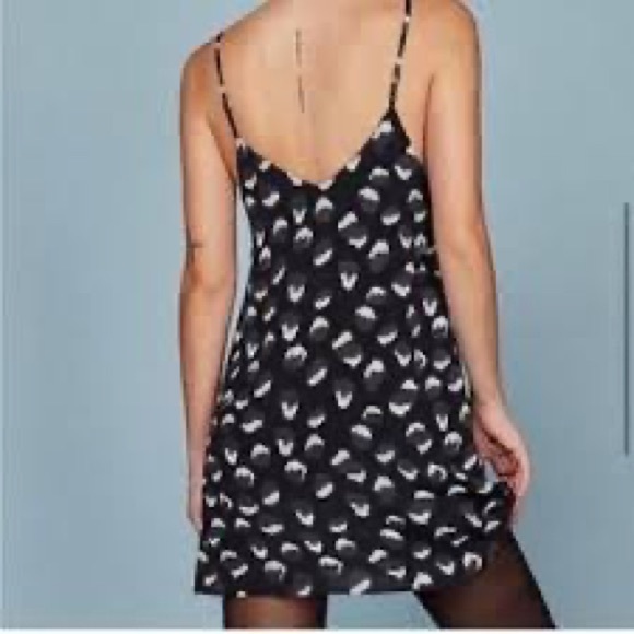 Reformation Eli Mini Slip Dress with Spotted Print - Picture 2 of 6